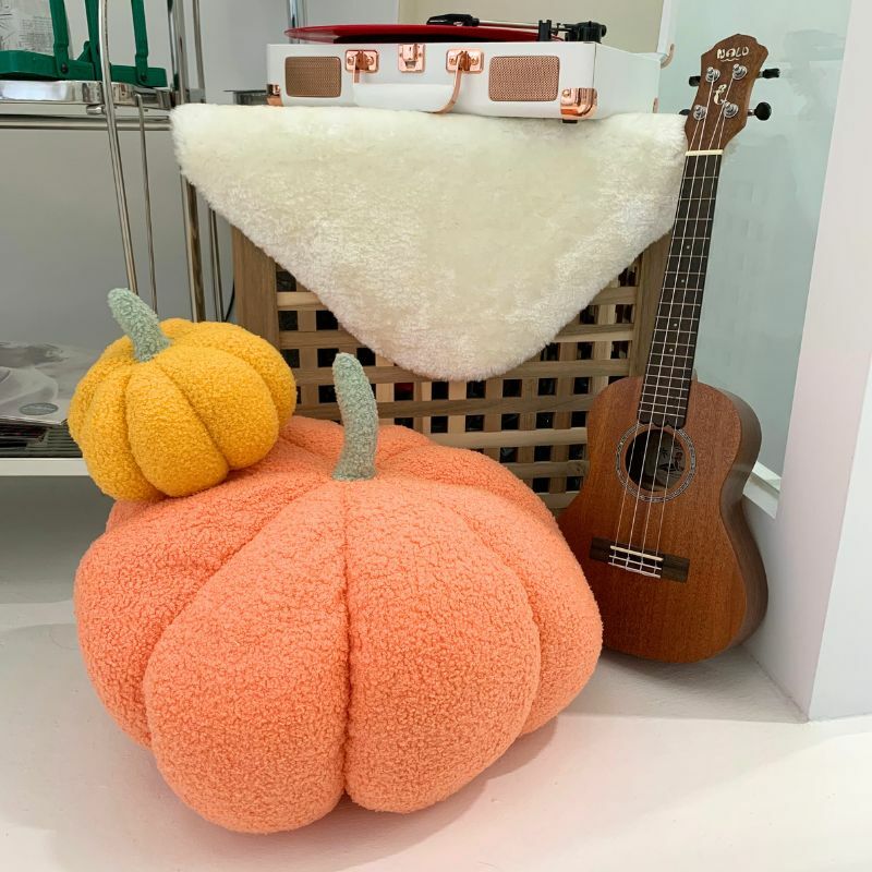 南瓜抱枕靠枕｜Throw Pillow