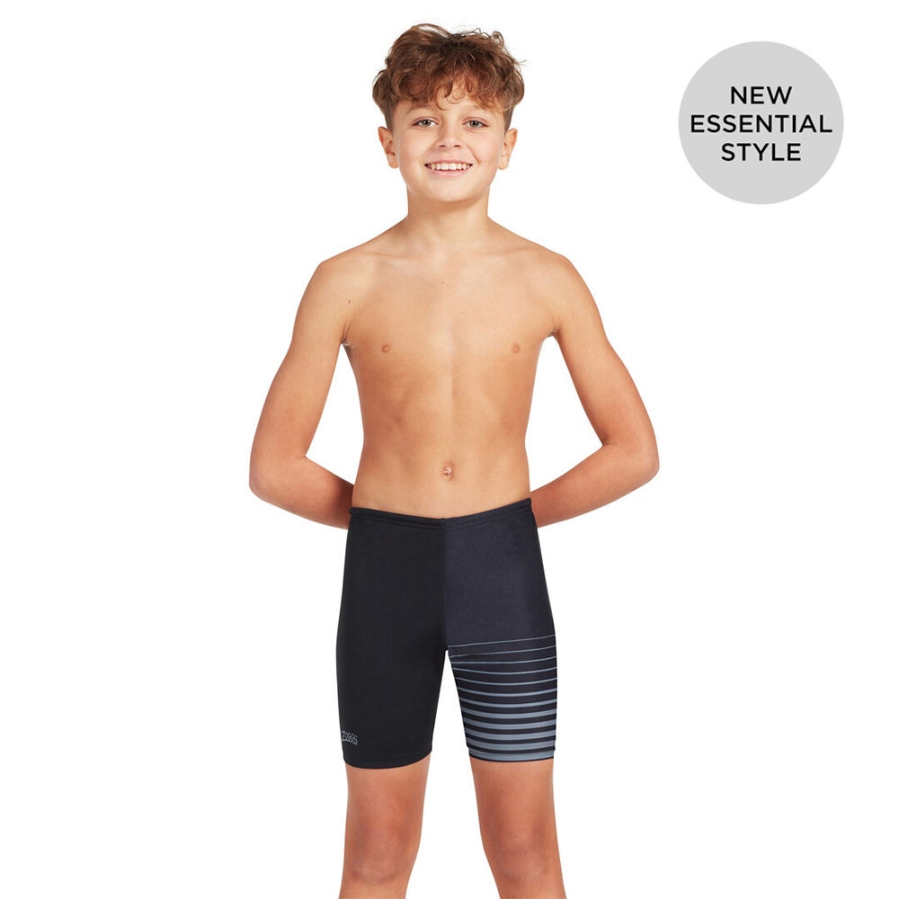 ZOGGS 男孩《漸變條紋》運動五分泳褲