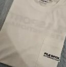 [S] FILA COMFORT FIT INTERNATIONAL POCKET SHORT SLEEVE T-SHIRT,OFF WHITE, FS2RSF2132X-OWH [FINAL SALE] (SFL241)