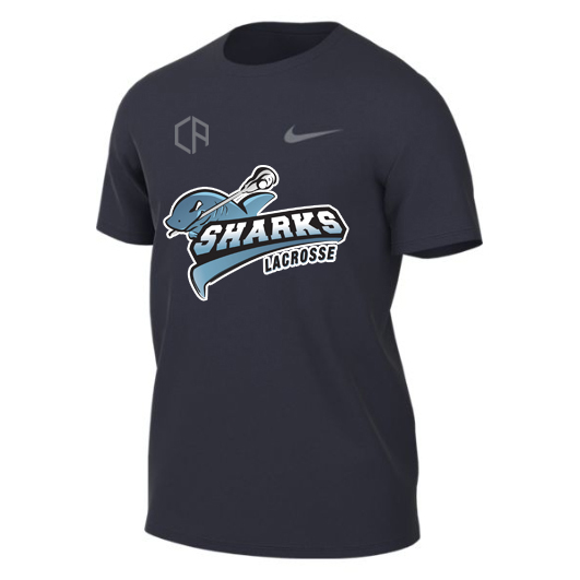 CA Sharks Lacrosse Nike Tee Shirt