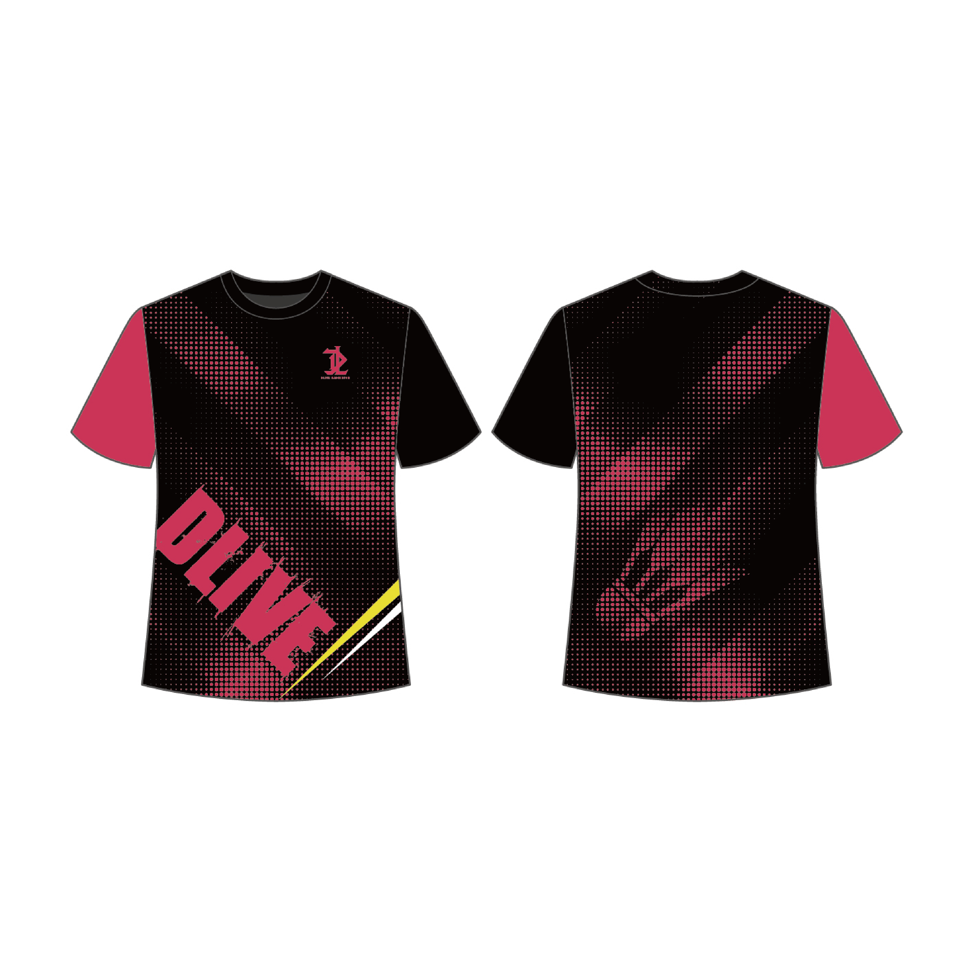 昇華圓領羽球服 - 羽點