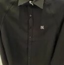 [S] ROMANTIC CROWN RAGLAN SLIT SHIRT,BLACK, 3231ST400119 [FINAL SALE] (SRC32)