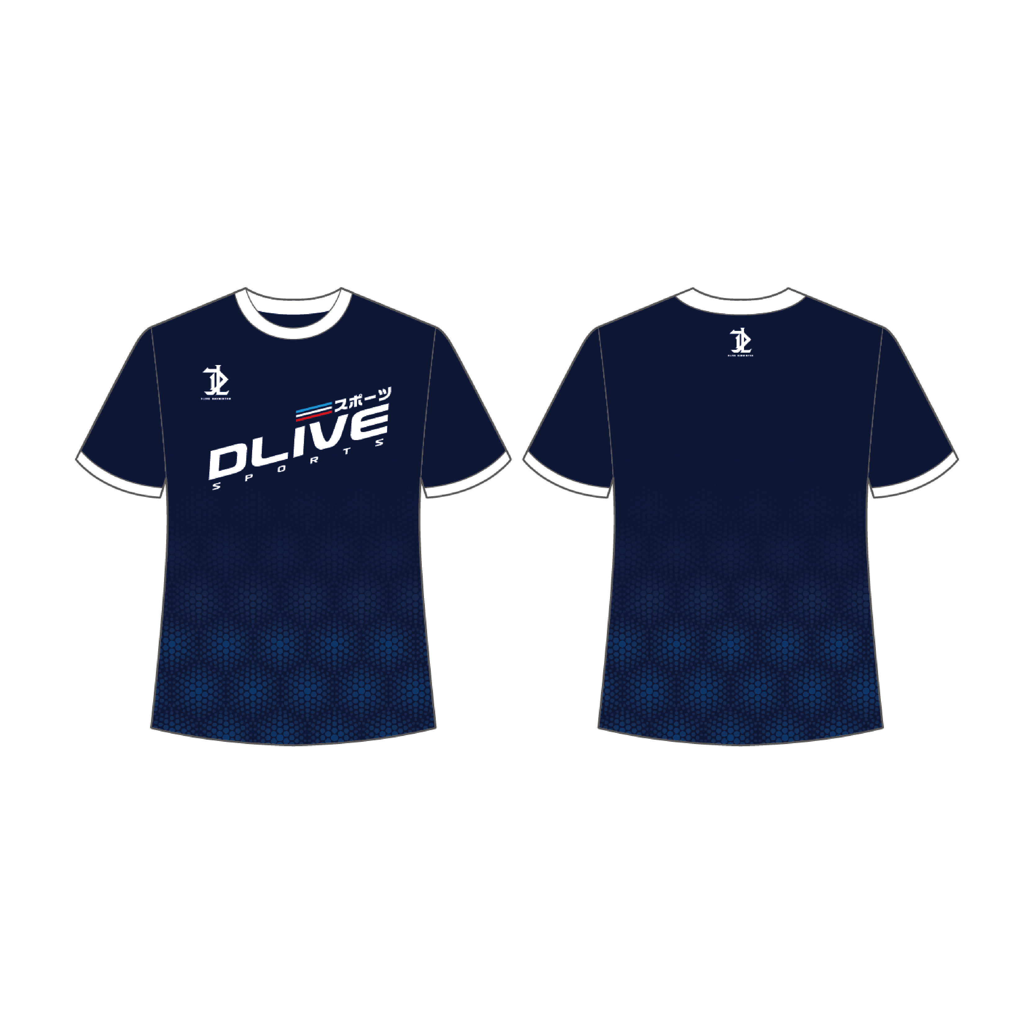 昇華圓領羽球服 - 煙花