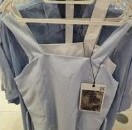 [S] ROMANTIC CROWN MINIMAL DRESS TOP,SKY BLUE, 3232TS401554 [FINAL SALE] (SRC36)