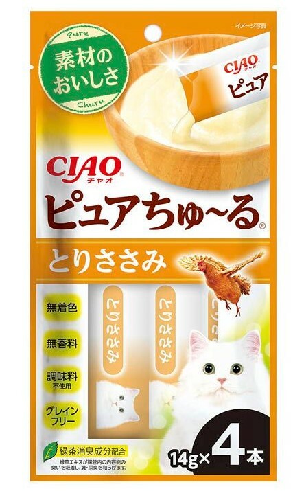 [*任選11件$138*] CIAO 國產雞胸肉醬(14gx4支裝)