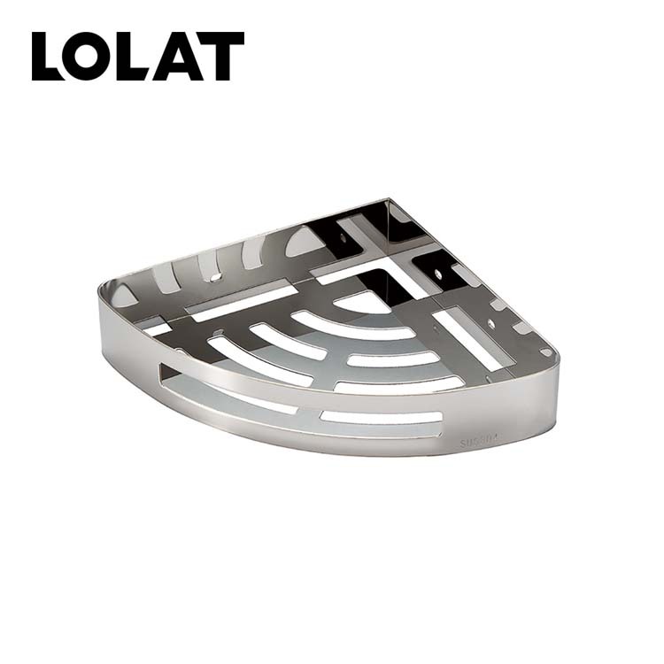 LOLAT不鏽鋼扇形置物籃-A1143S