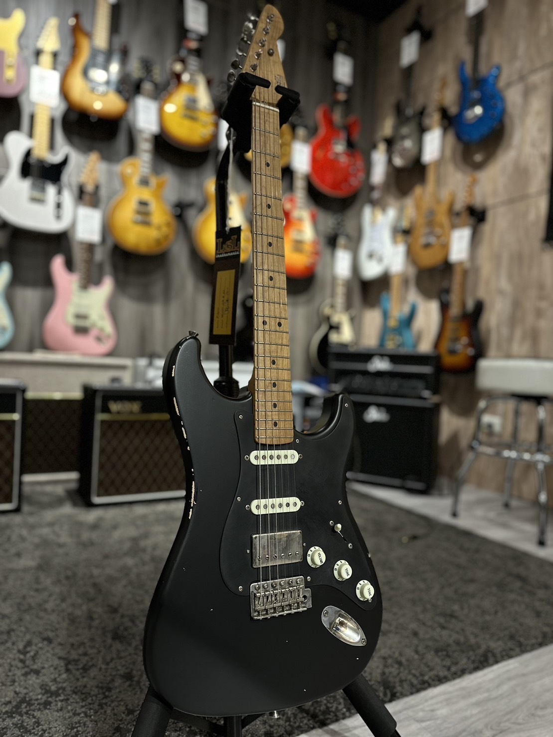 LSL relic  strat 消光黑 【宛伶樂器】