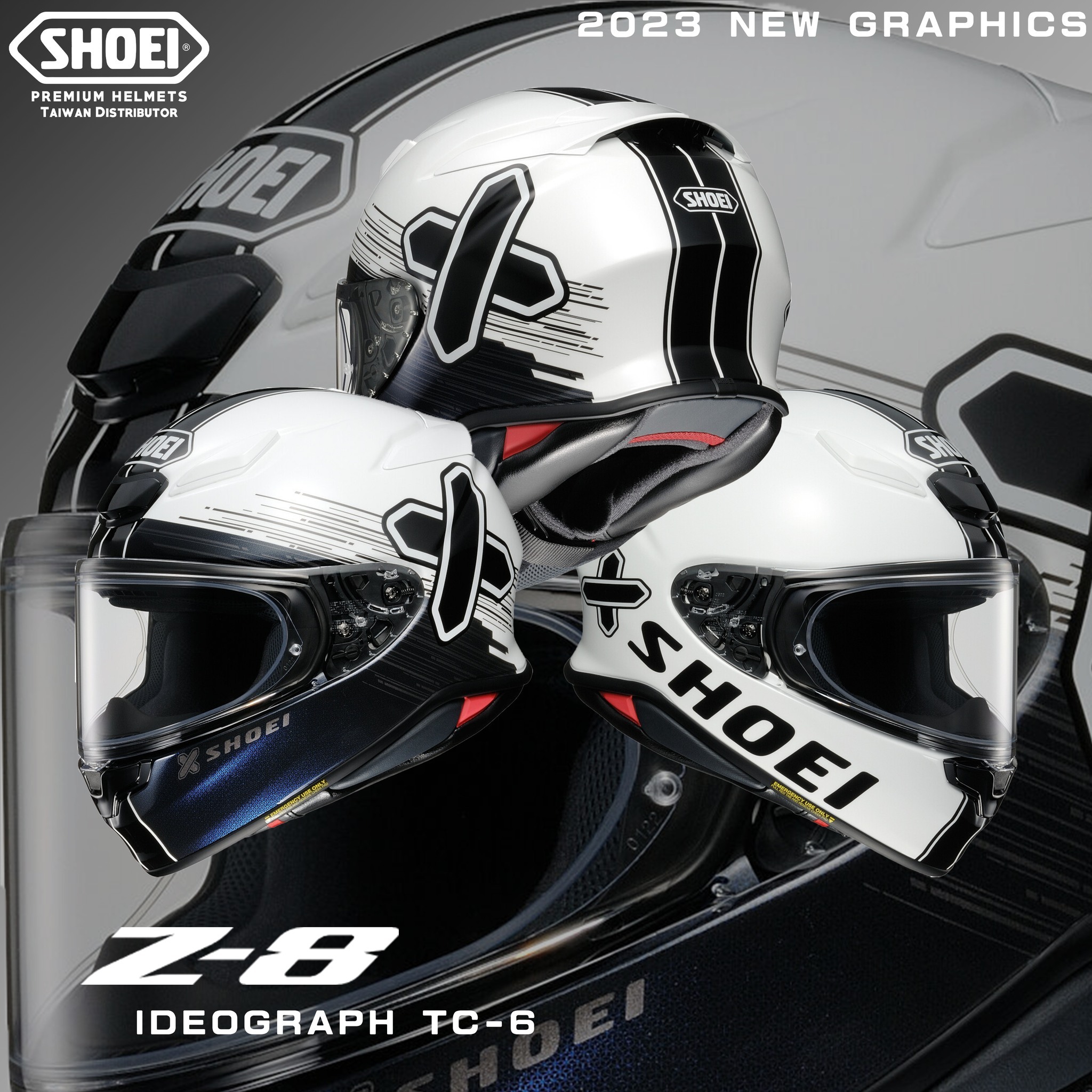 SHOEI Z-8 IDEOGRAPH TC-6 全罩式安全帽