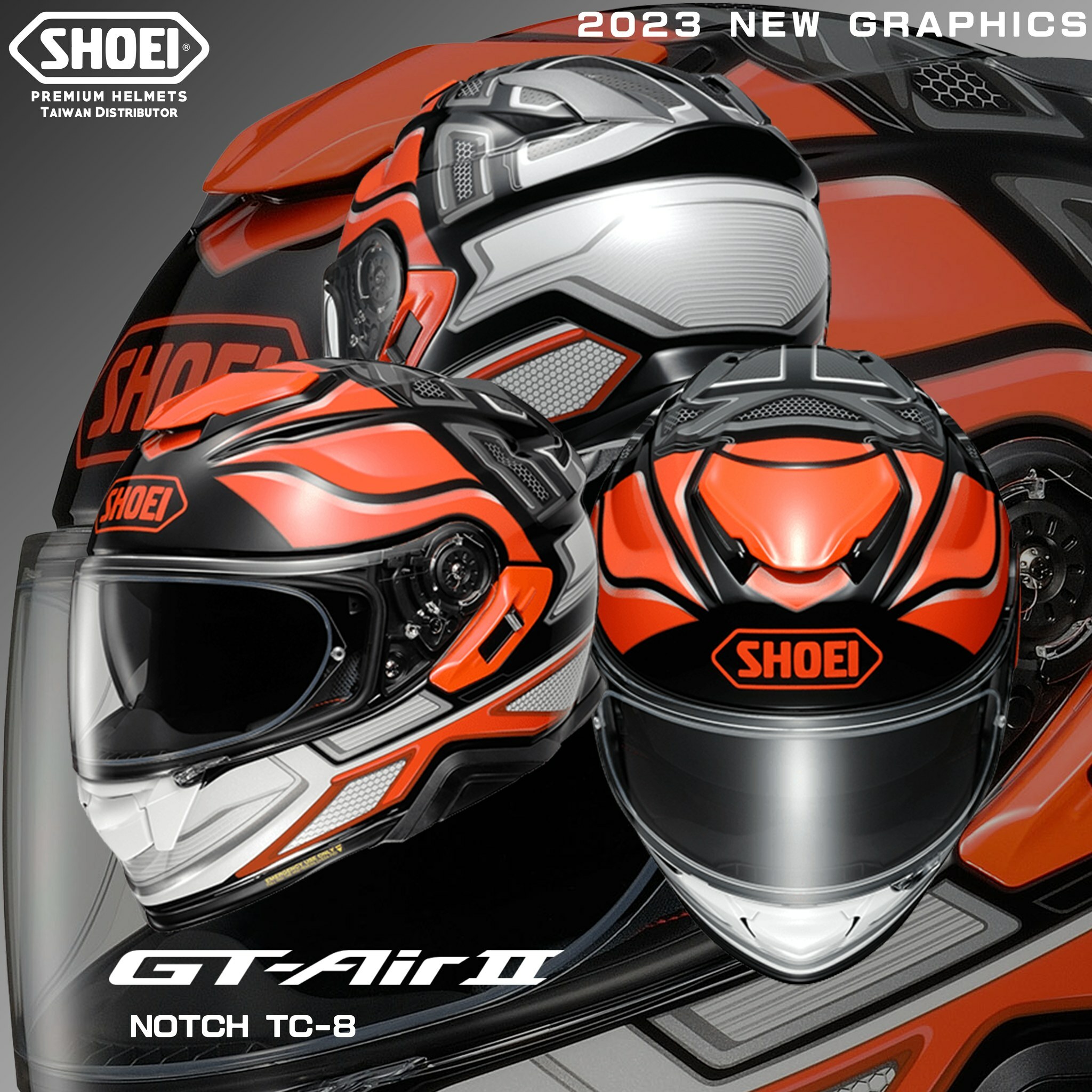 SHOEI GT-Air II NOTCH (TC-8) 全罩式安全帽