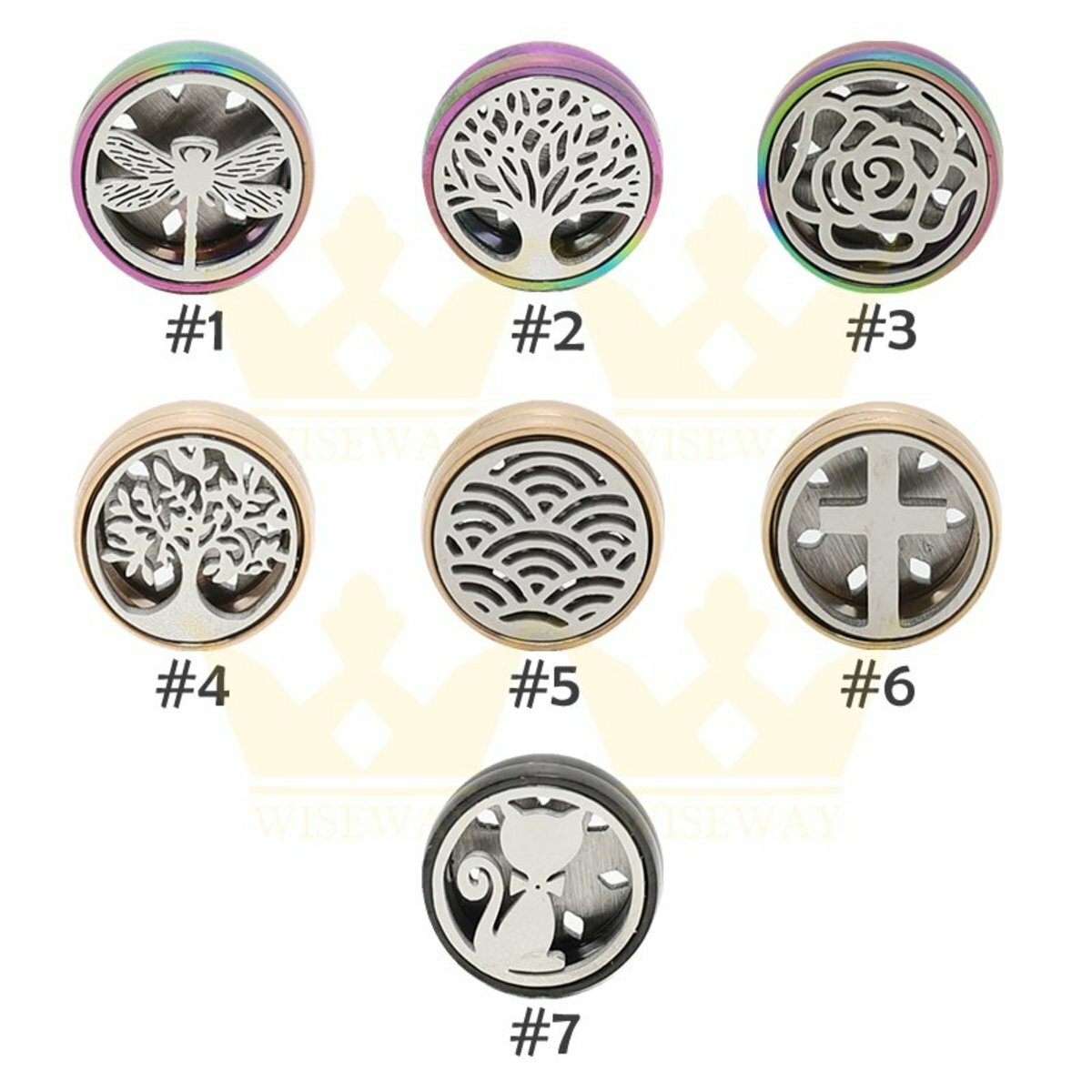 12mm口罩香薰扣 精油扣 香薰精油扣 口罩磁扣 口罩香薰夾 布口罩 空氣清新 去除異味 驅蚊 除臭 <附送10塊擴香棉片>