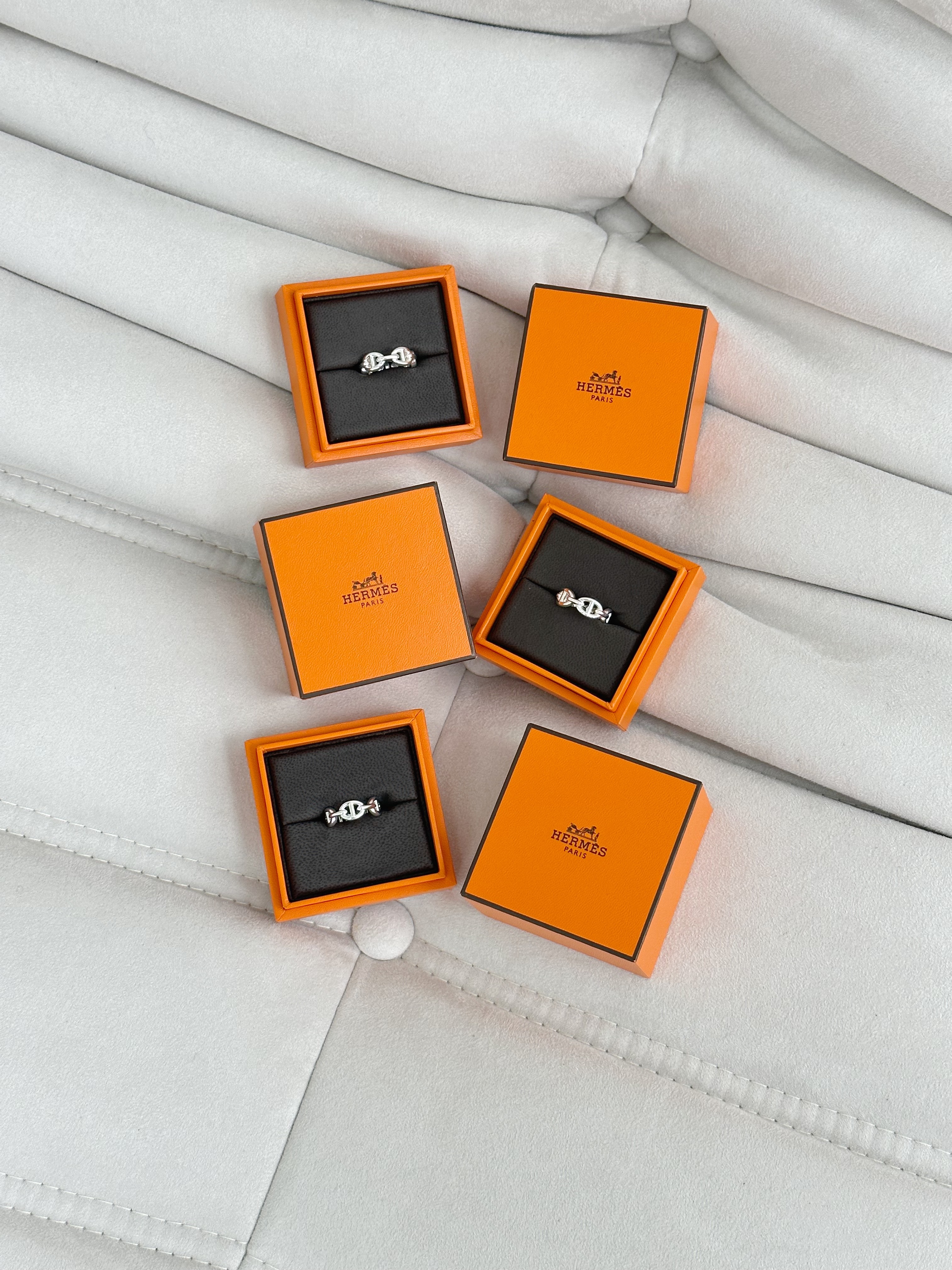 Hermes Chaine D'Ancre Enchainee Ring