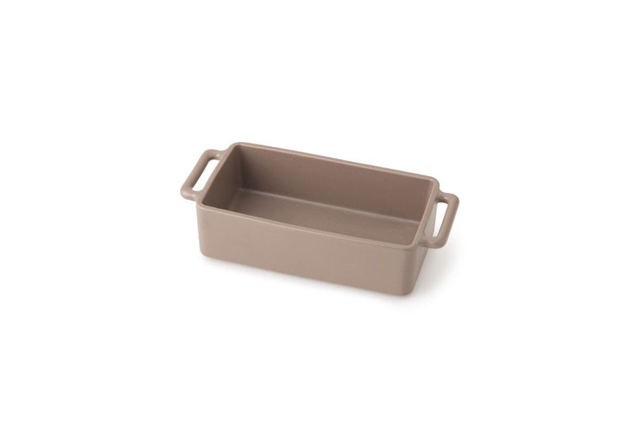 中川政七-kamoshika道具店-長方形烤皿 S 茶