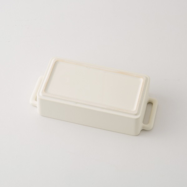 中川政七-kamoshika道具店-長方形烤皿 S 白