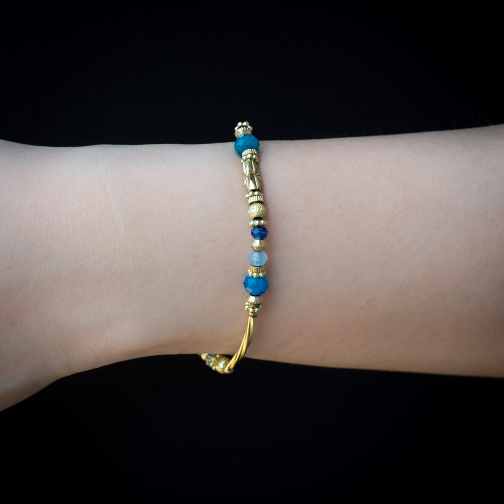 Crystal bracelet｜MA012-Mysterious Azure_