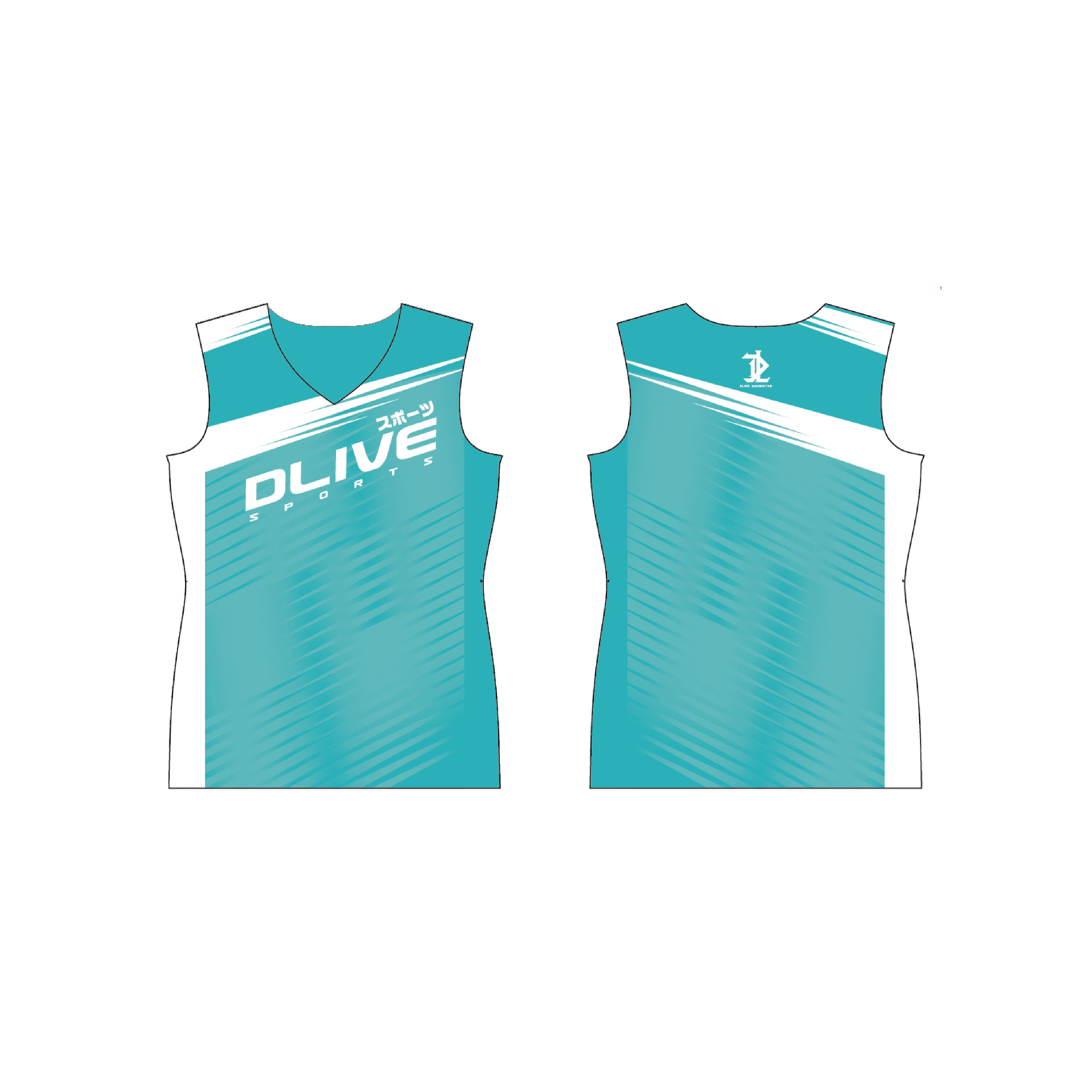 昇華V領羽球背心 - SPEED