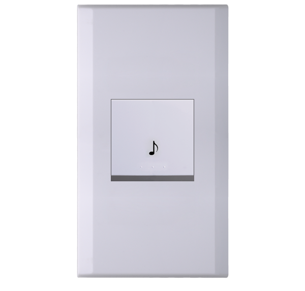 中一 月光基本款/電鈴押扣蓋板組（直式） JY-N5561-LI