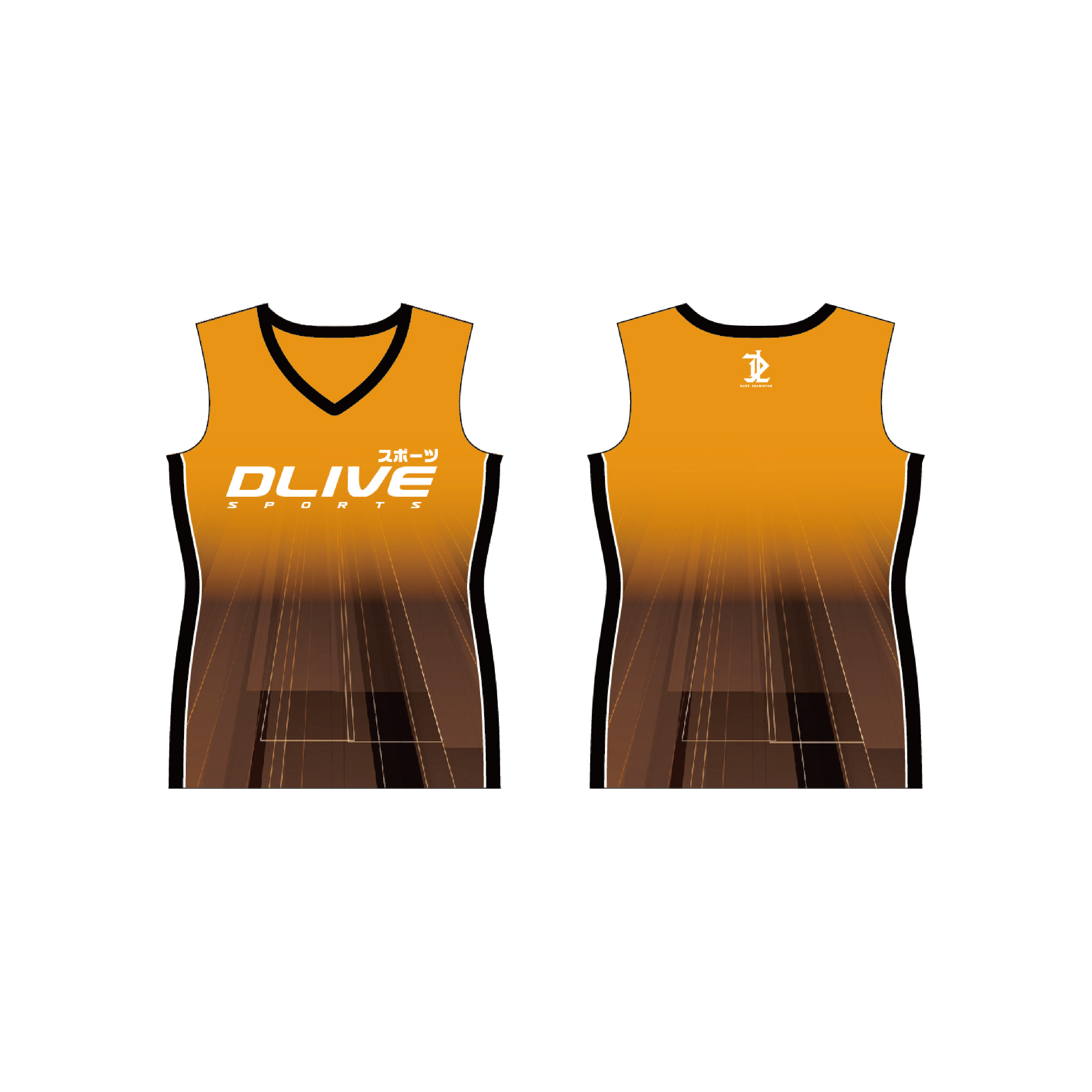 昇華V領羽球背心 - 進化