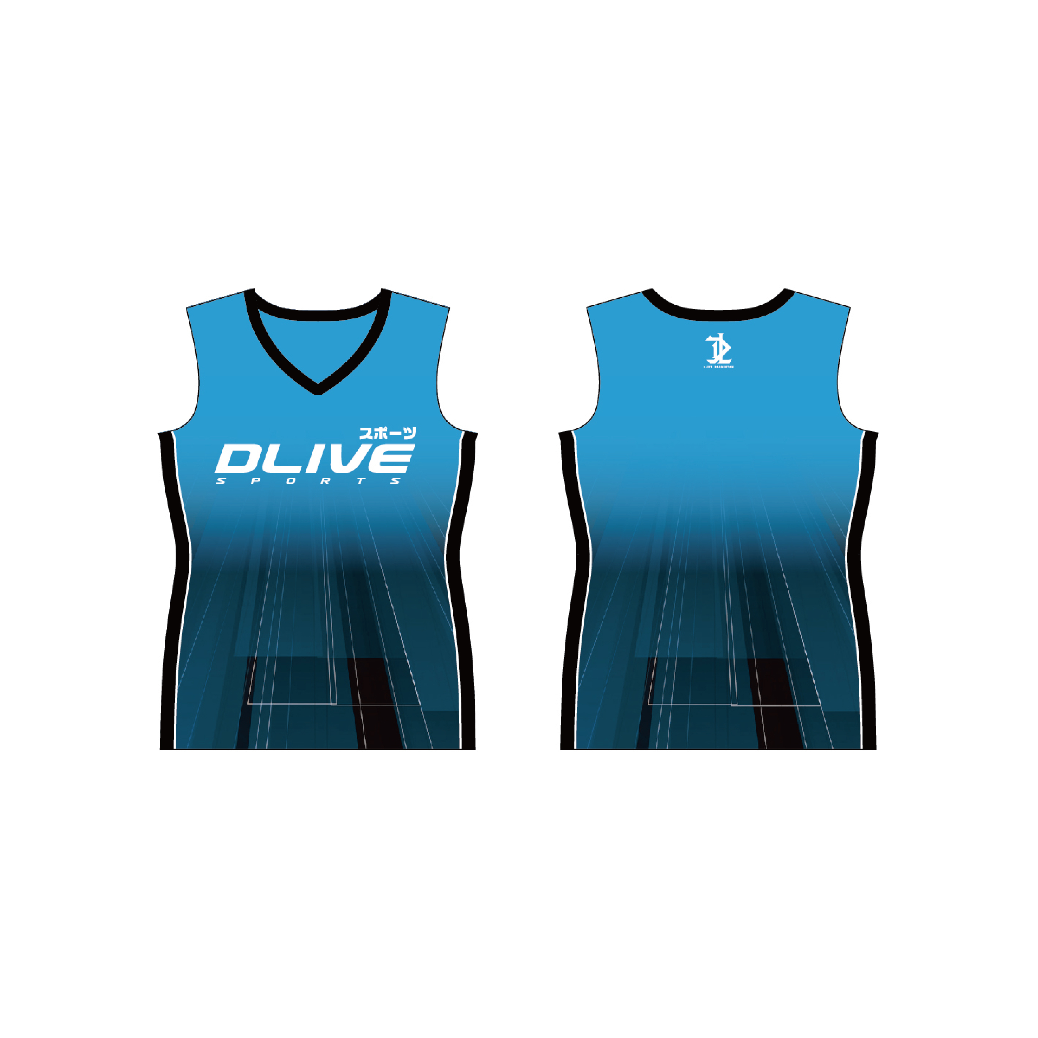 昇華V領羽球背心 - 進化