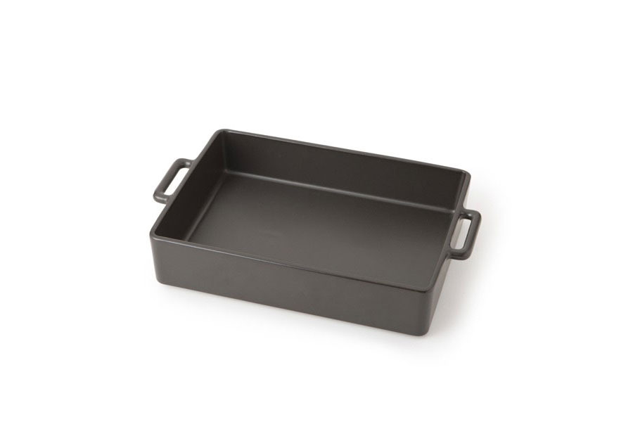 中川政七-kamoshika道具店-長方形烤皿 L 黑