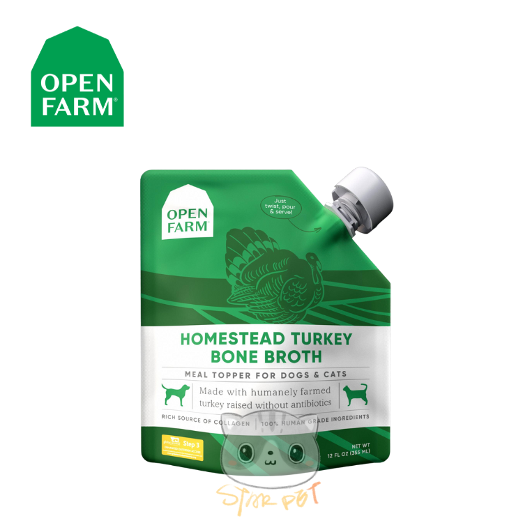 Open Farm - Homestead Turkey Bone Broth 12fl oz