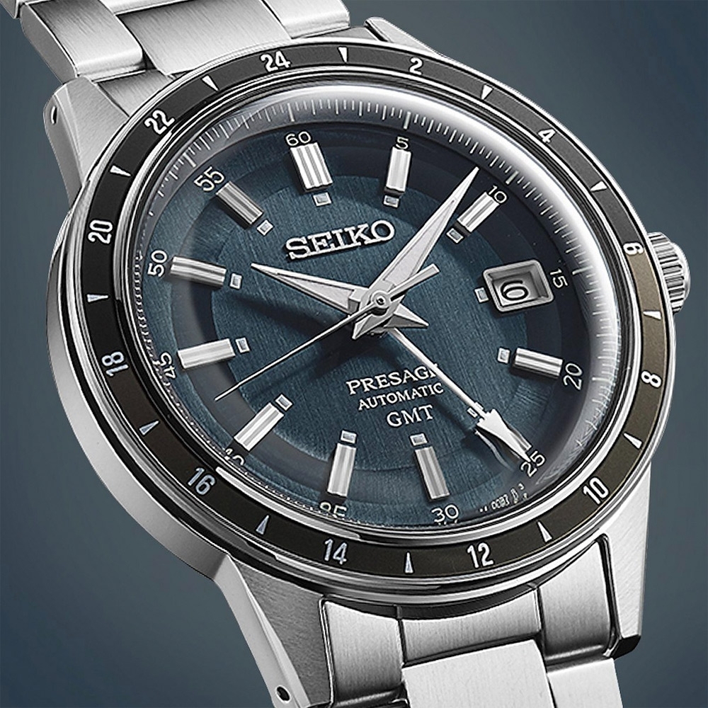 SEIKO 精工 PRESAGE 復刻60'S GMT機械腕錶  PRESAGE 系列 SARY229 / SSK009J1 .  SARY231  / SSK011J1  WATCH