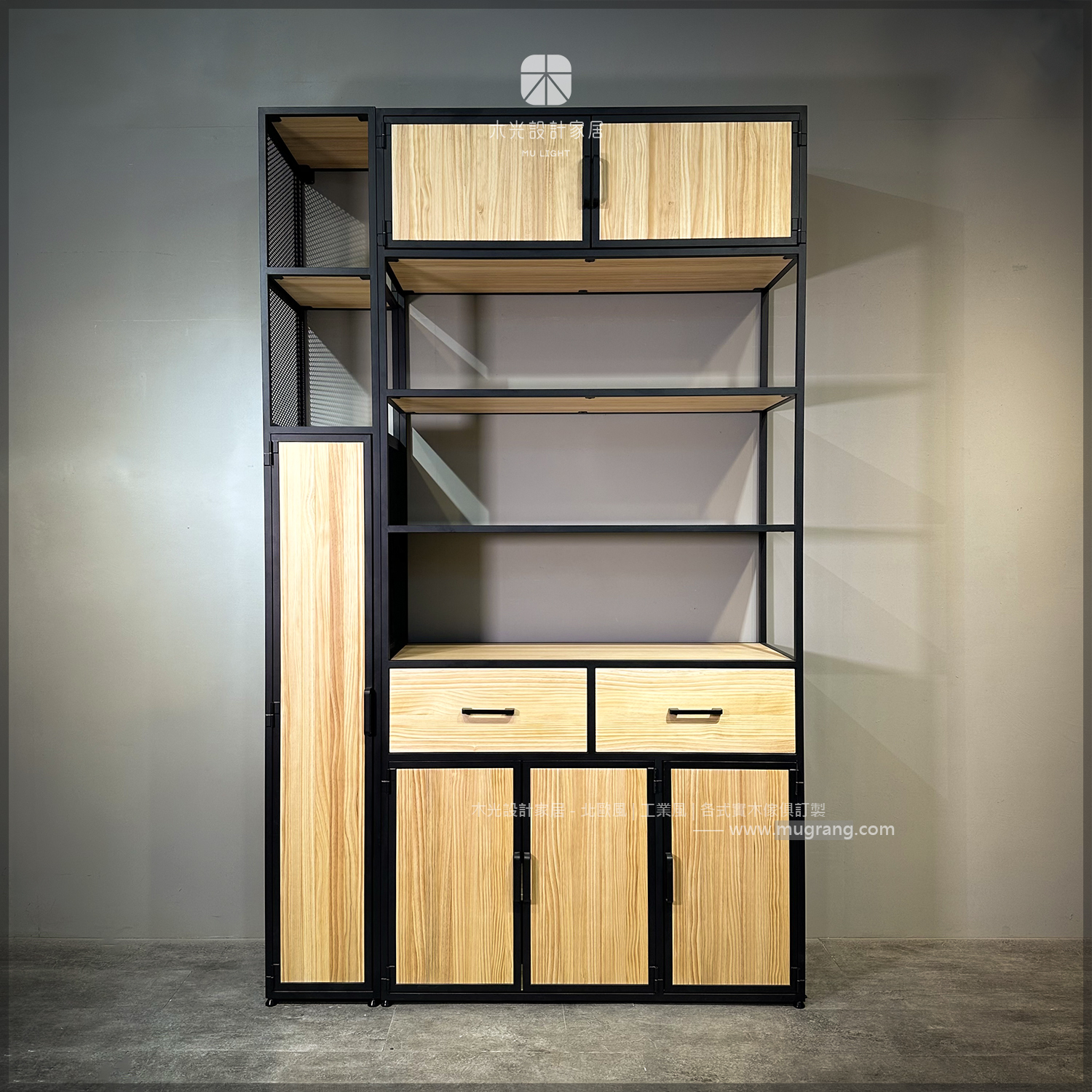 台灣製-牆面造型展示收納櫃|可訂製