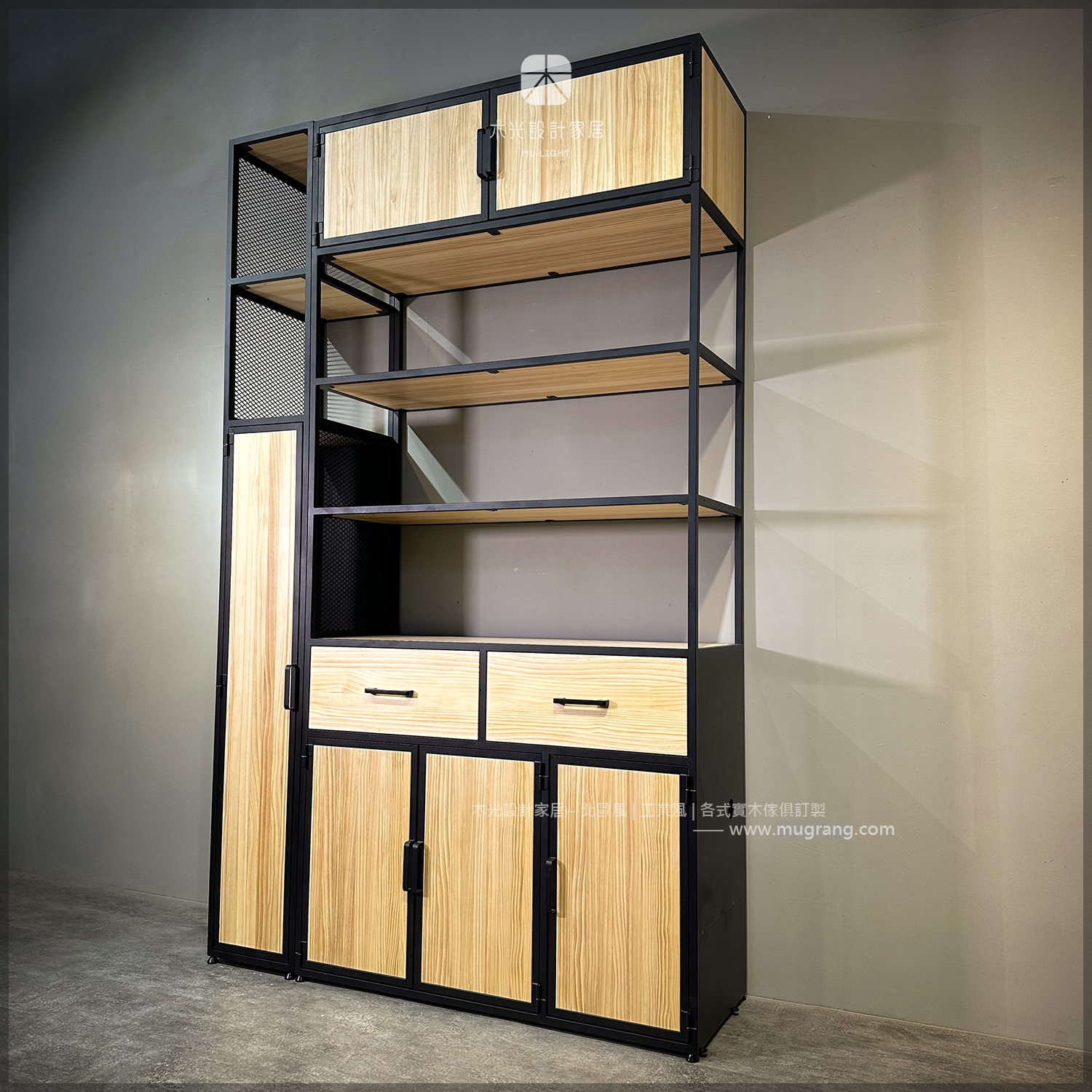 台灣製-牆面造型展示收納櫃|可訂製