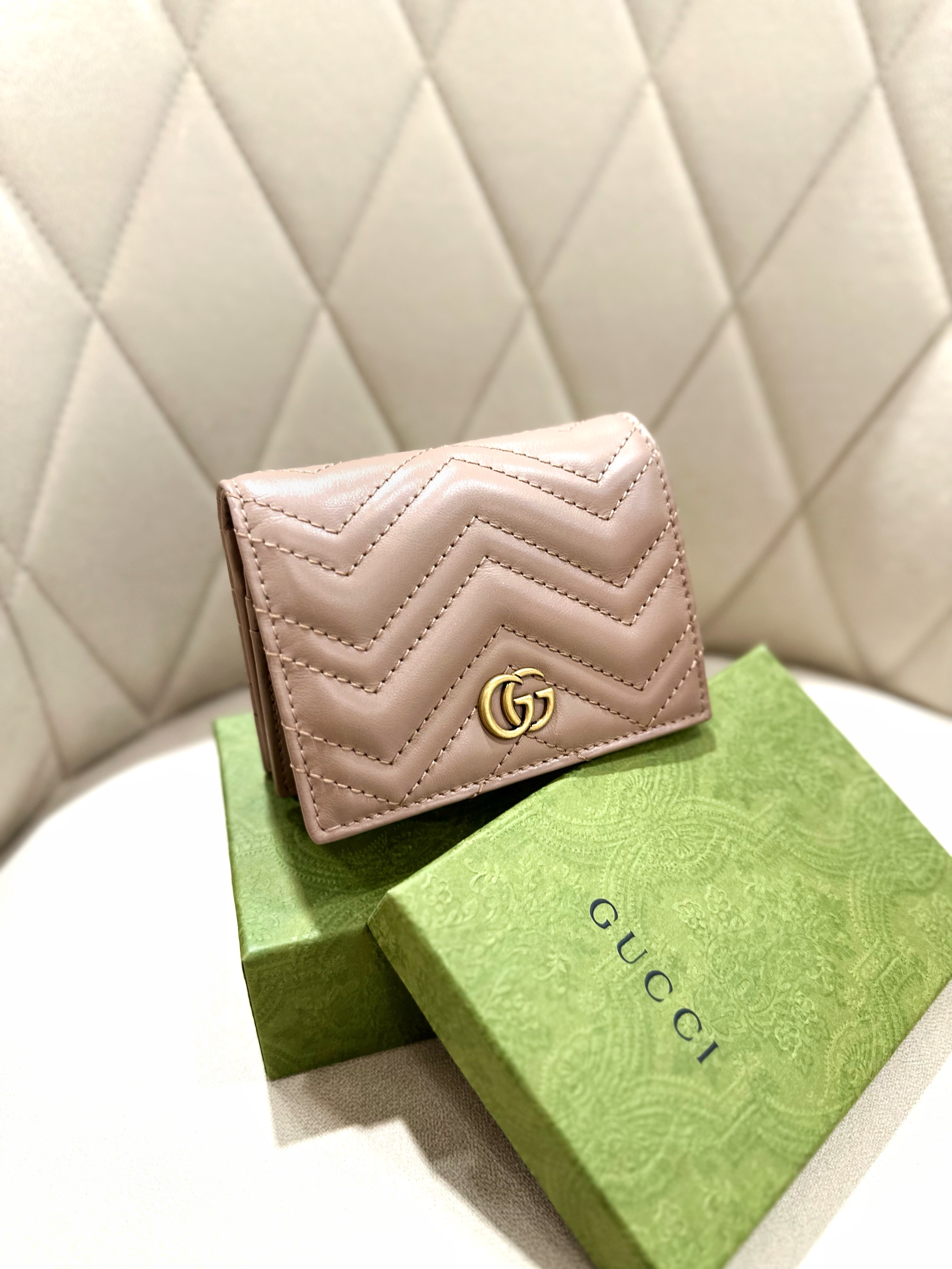 GUCCI GG Marmont Card Case Wallet