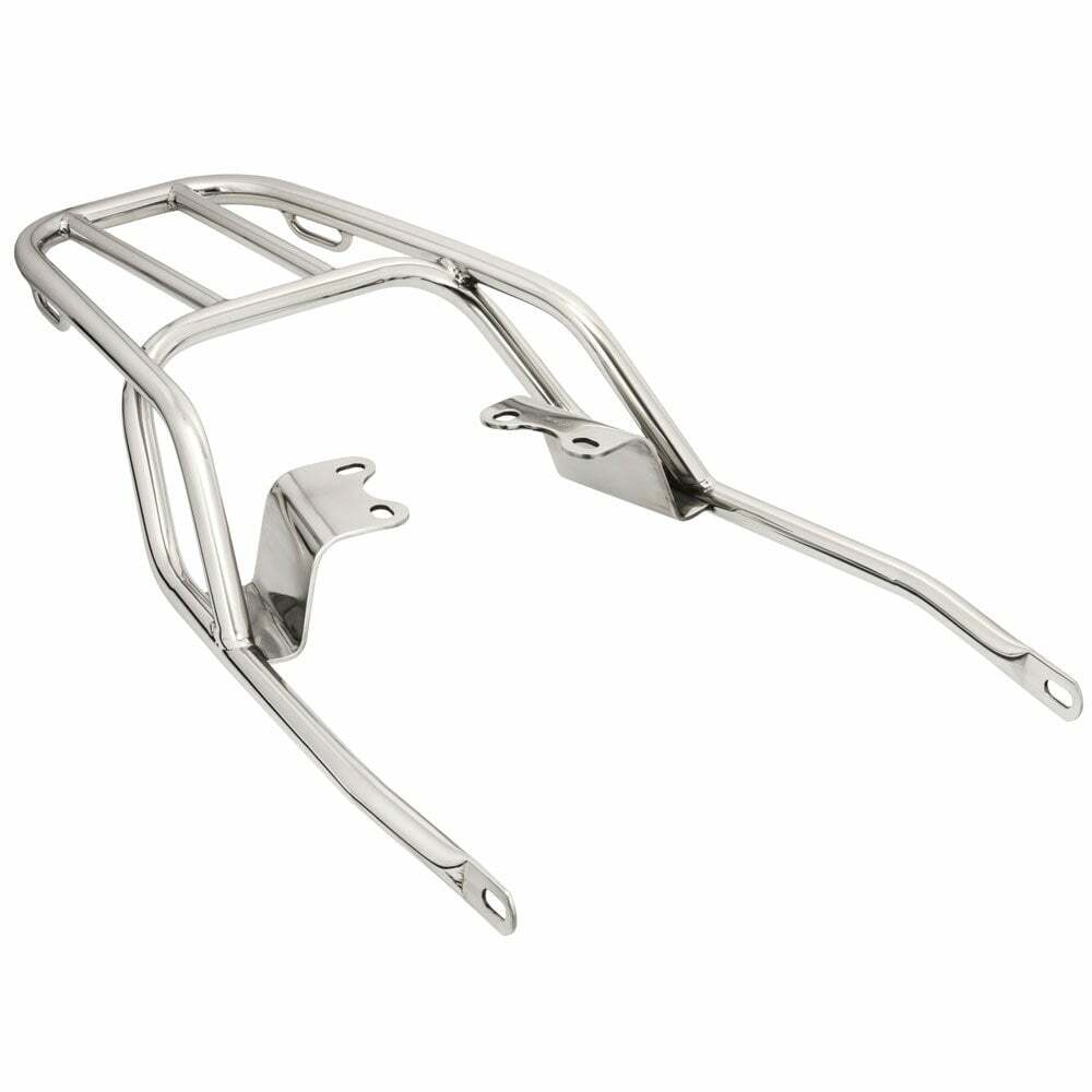 Motone 水冷凱旋專用 旅行 後貨架 長款 拋光銀