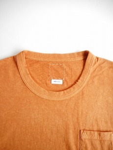 LAST PCS: VISVIM JUMBO TEE S/S (UNEVEN DYE) - ORANGE SIZE 2 PRE ORDER ITEM (預訂中)