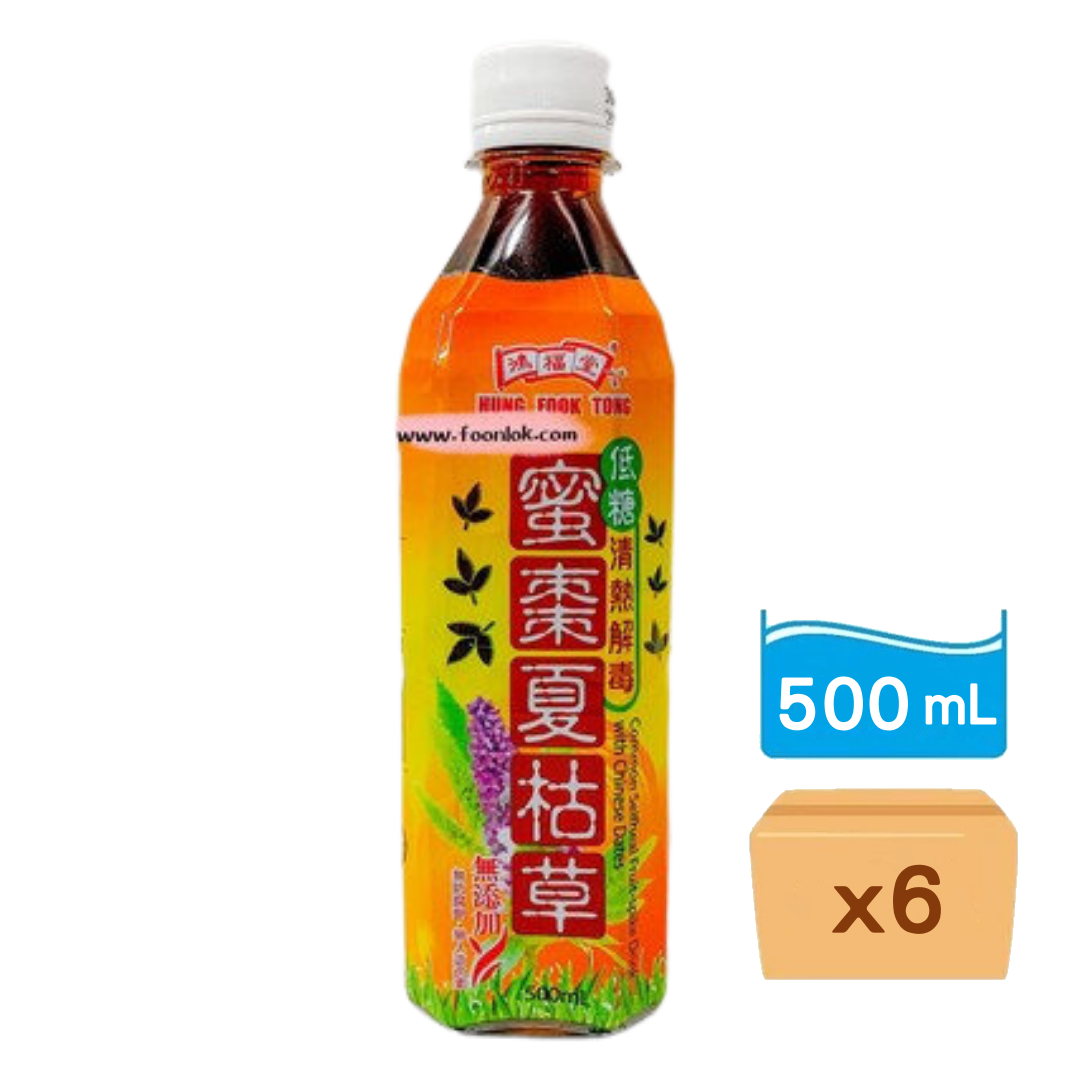 鴻福堂-蜜棗夏枯草 500ml x 6樽