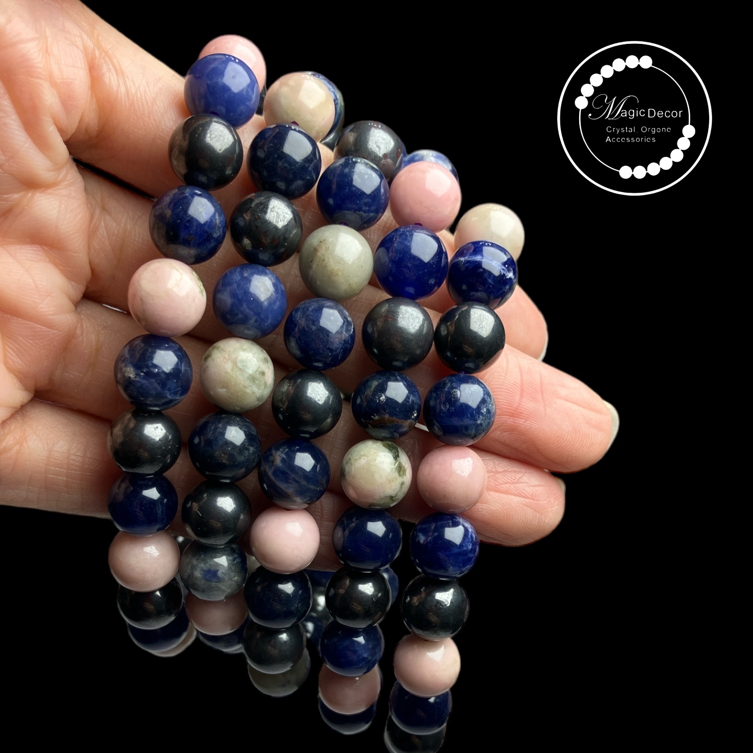 250927 - C29 7mm+藍紋舒俱萊共生手串