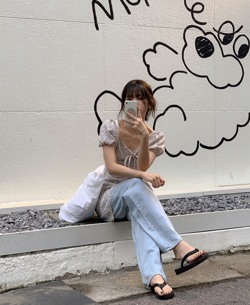 韓系抽繩大容量包包