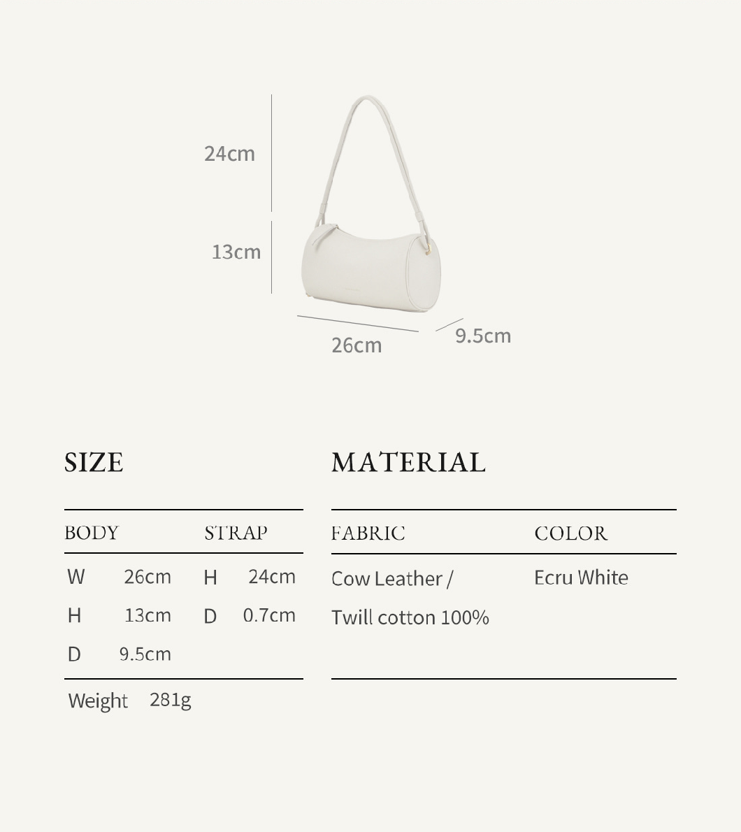 Atelier de LUMEN Base Barrel Bag