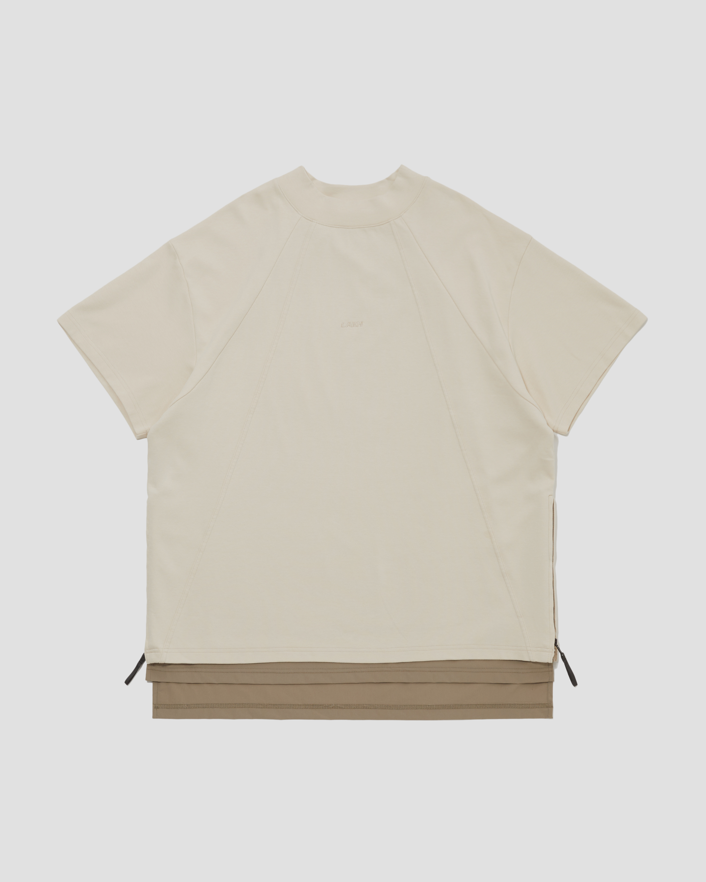 [現貨] LAKH Zipper Layer Tee - Sand