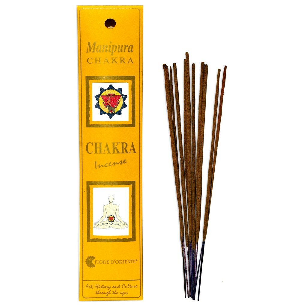 [原石] 義大利斐歐莉 天然蜂蜜香氛線香 脈輪系列 胃輪