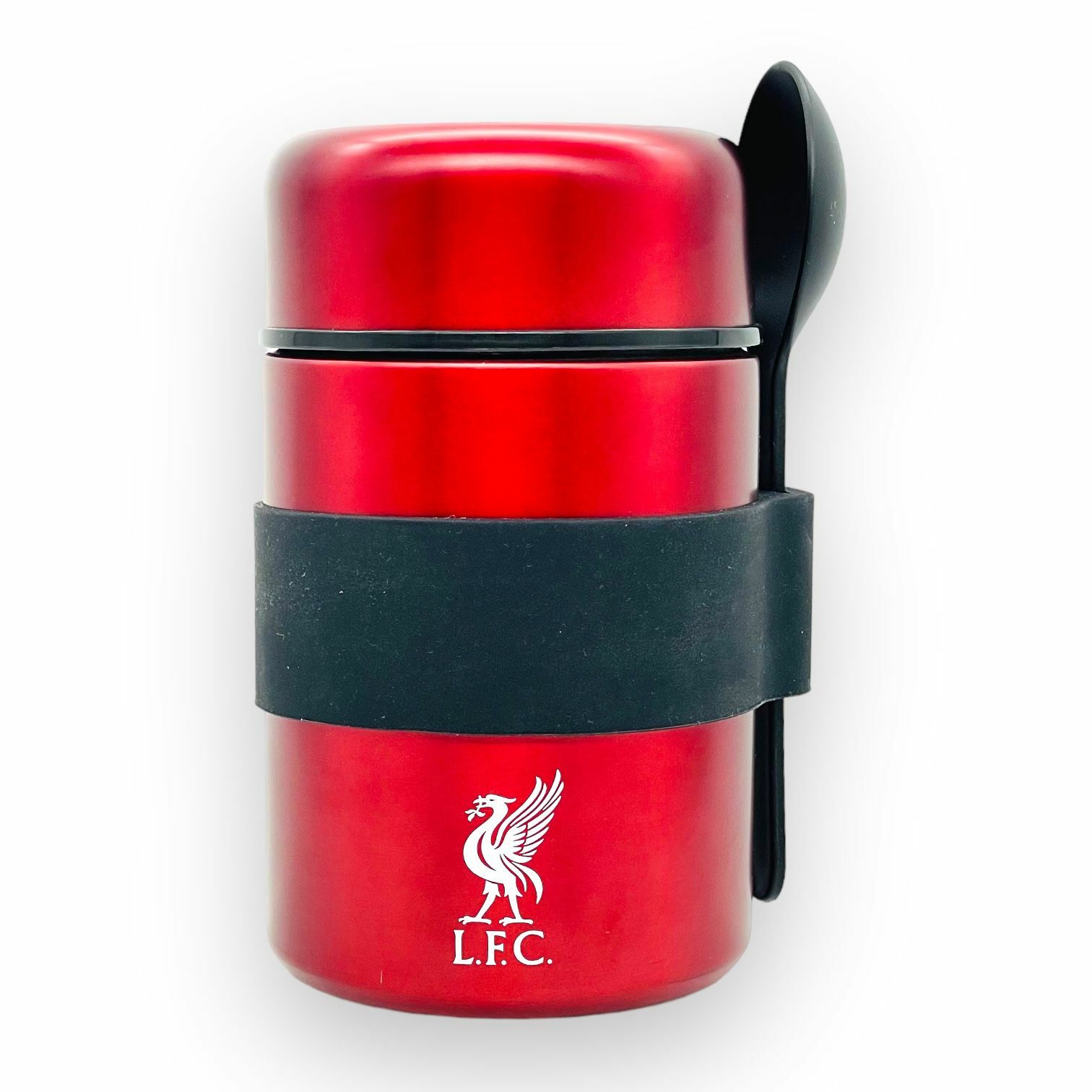 利物浦閃紅色食物保溫壺連匙羹