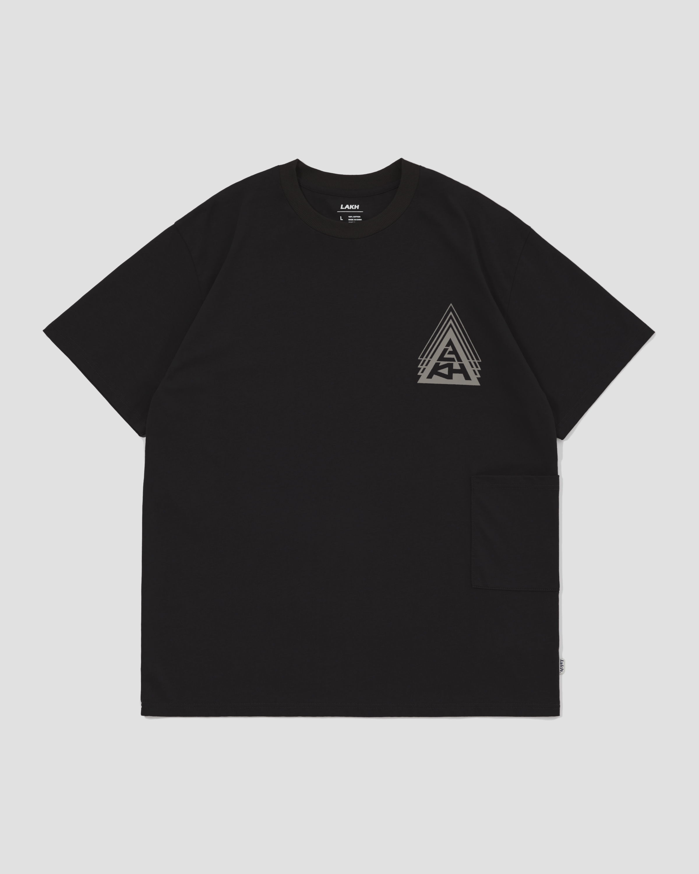 [現貨] LAKH Tri-Logo Pocket Tee - Black