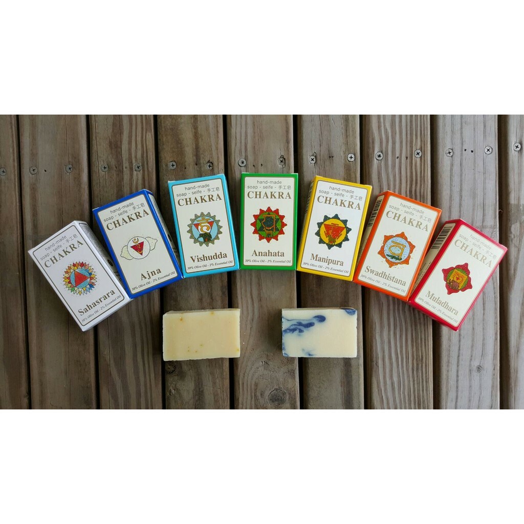 [原石] 義大利斐歐莉 天然植物手工皂 七脈輪系列