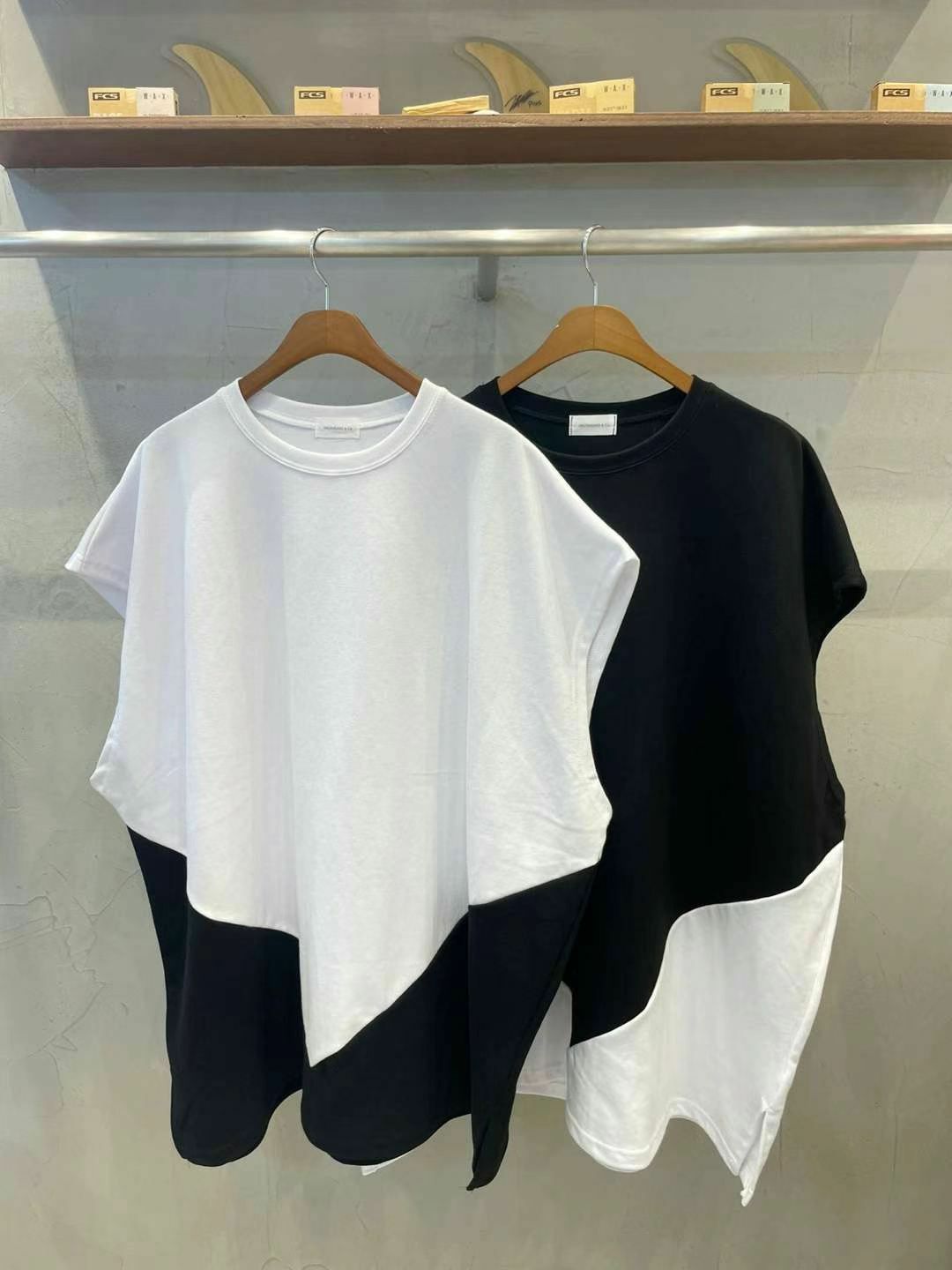 OverSize拼色背心 UNSTANDARD-003V