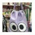 [S] MAKOMAKI GOOGLY EYES BUCKET BAG,PURPLE, SMMK35 (SMMK35)