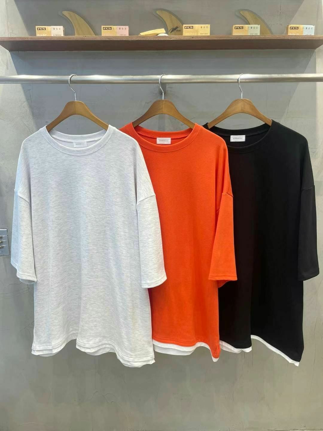 Oversize大麻花圖案短袖Tee UNSTANDARD-008T