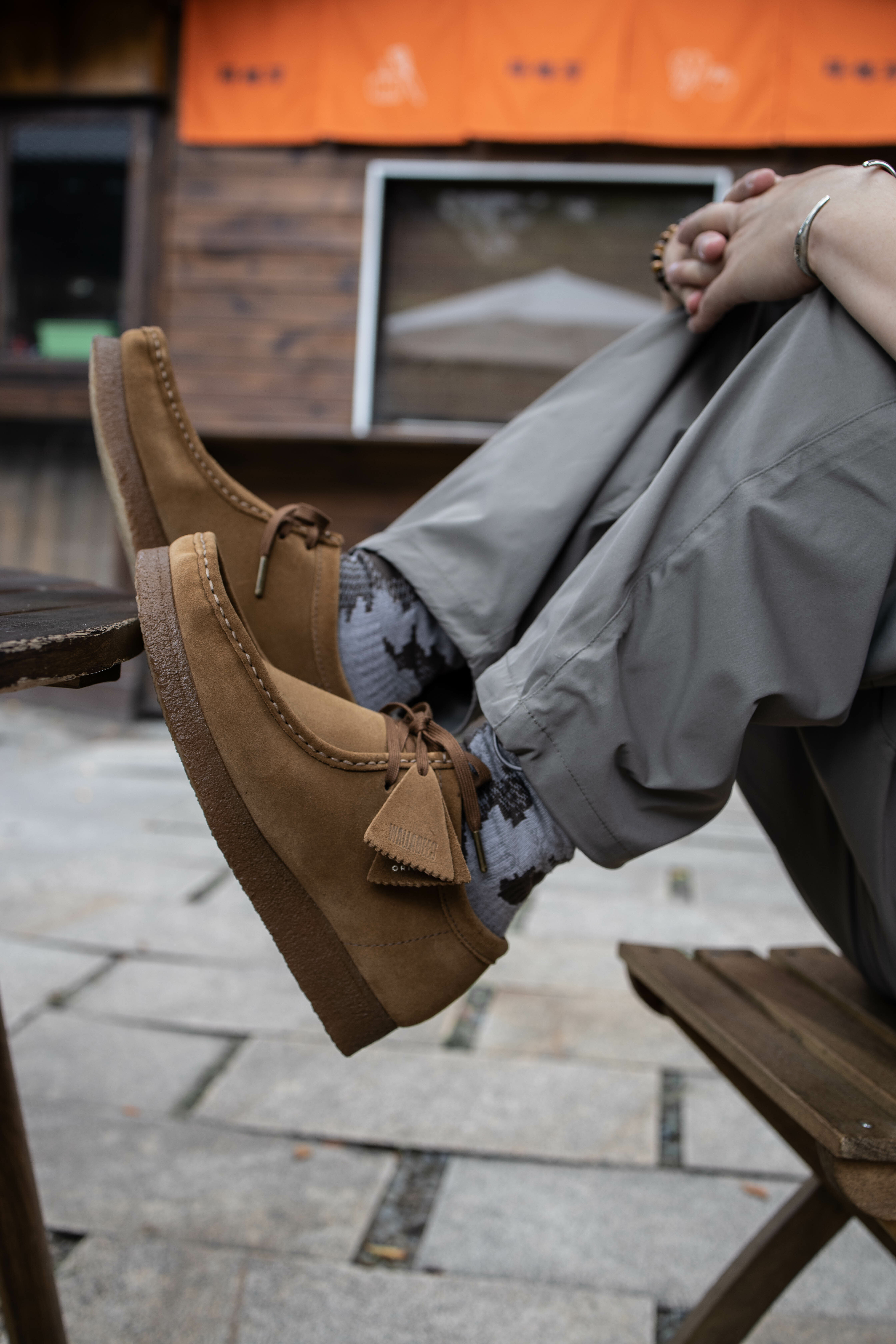 Clarks Wallabee Originals 可樂色