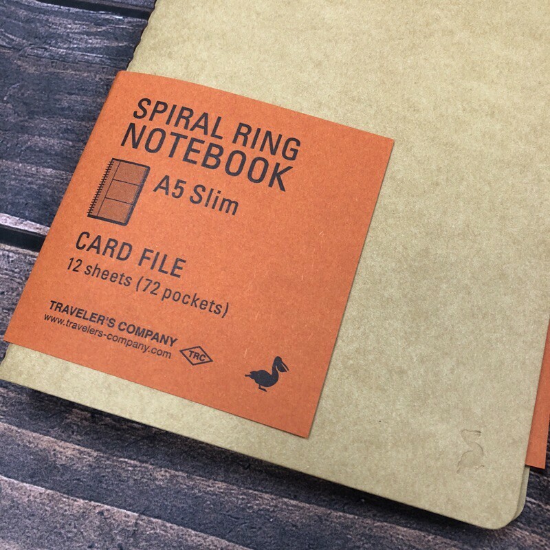 TRC Spiral Ring 筆記本 鵜鶘 口袋相片夾