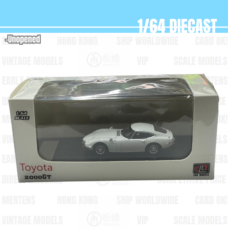 LCD 1:64 Toyota 2000GT White