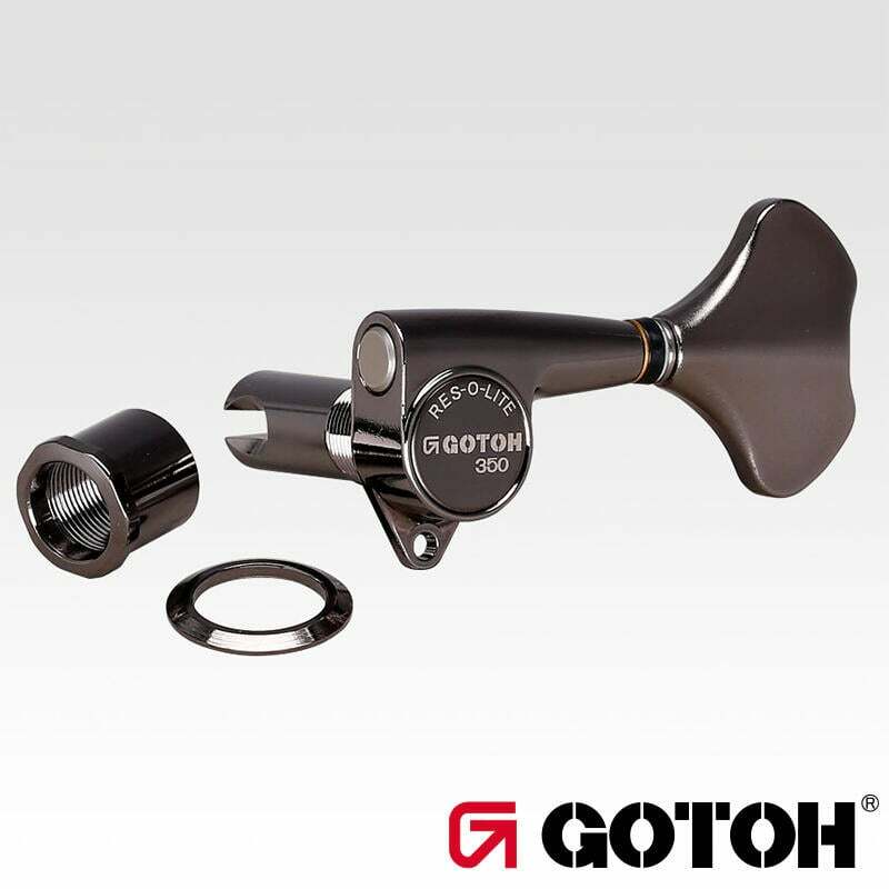 Gotoh GB350 電貝斯 調音 弦鈕 鎳黑色