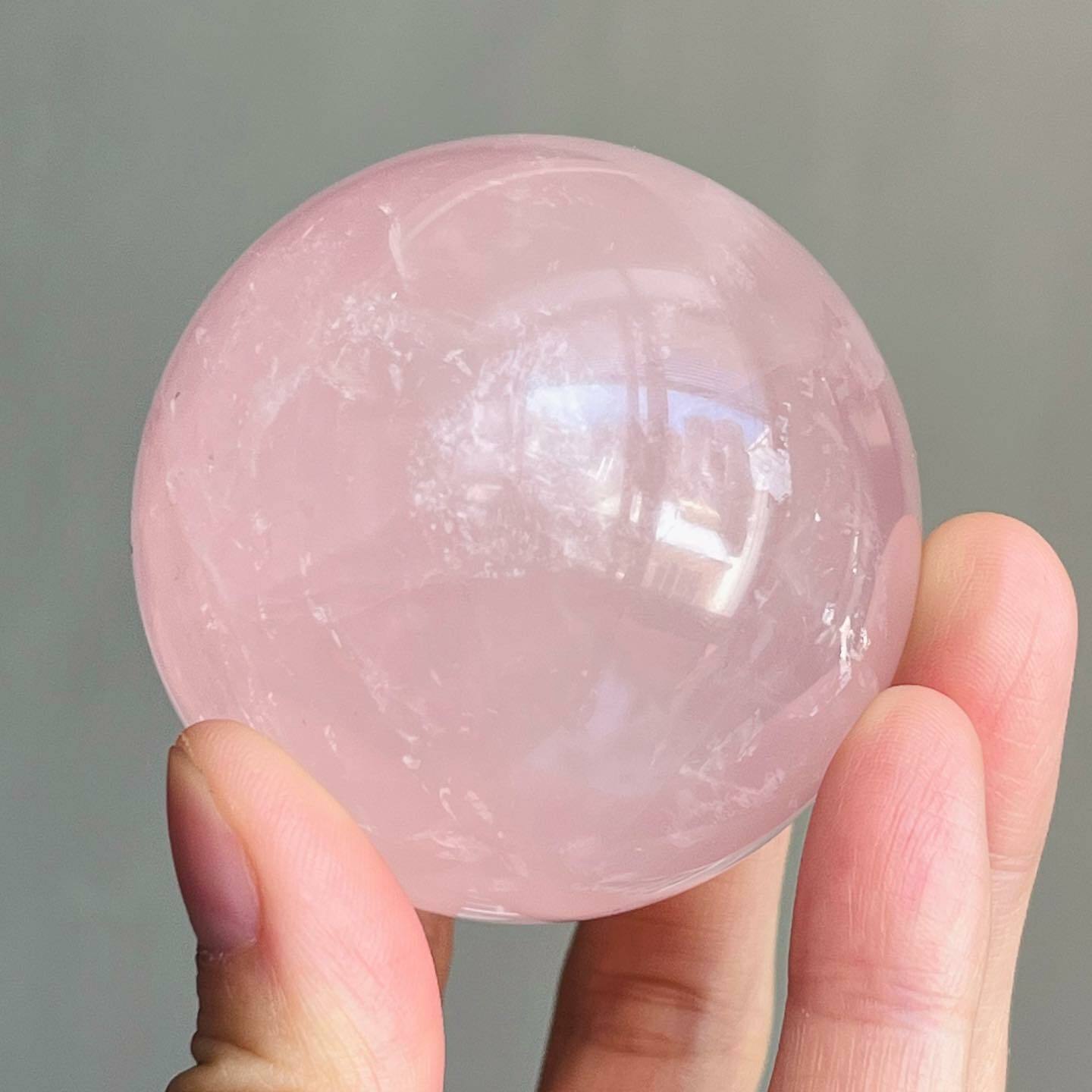 [原石] 粉晶 水晶球 5公分