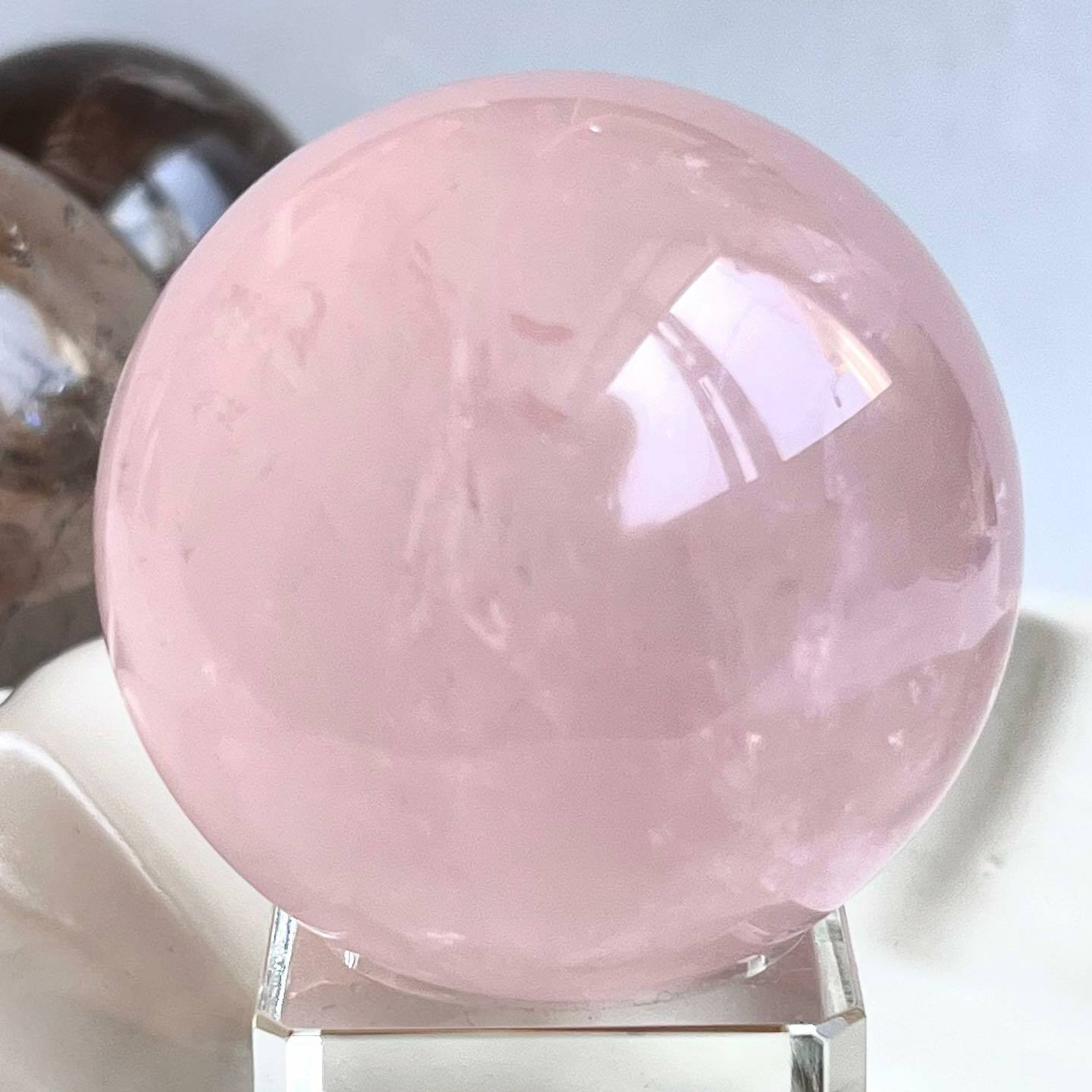 [原石] 粉晶 水晶球 5公分