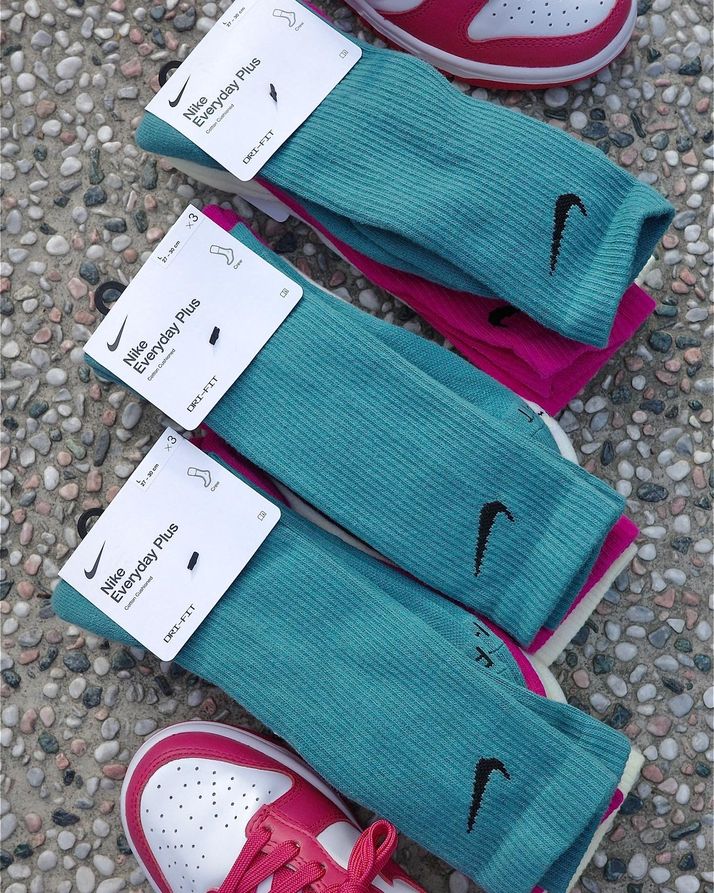 Nike Everday Plus 三色長襪 一組三雙 (不拆賣)  FB9948-902 FB9948-904