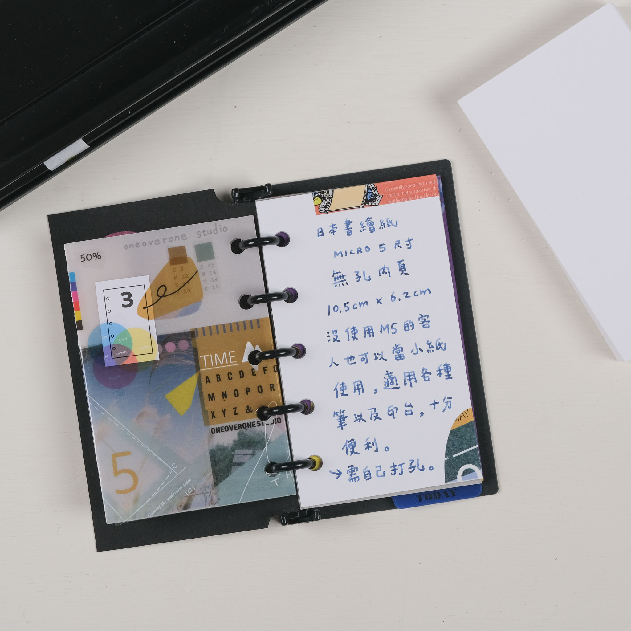 無孔 MICRO5尺寸 日本書繪紙｜一分之一工作室 臺灣